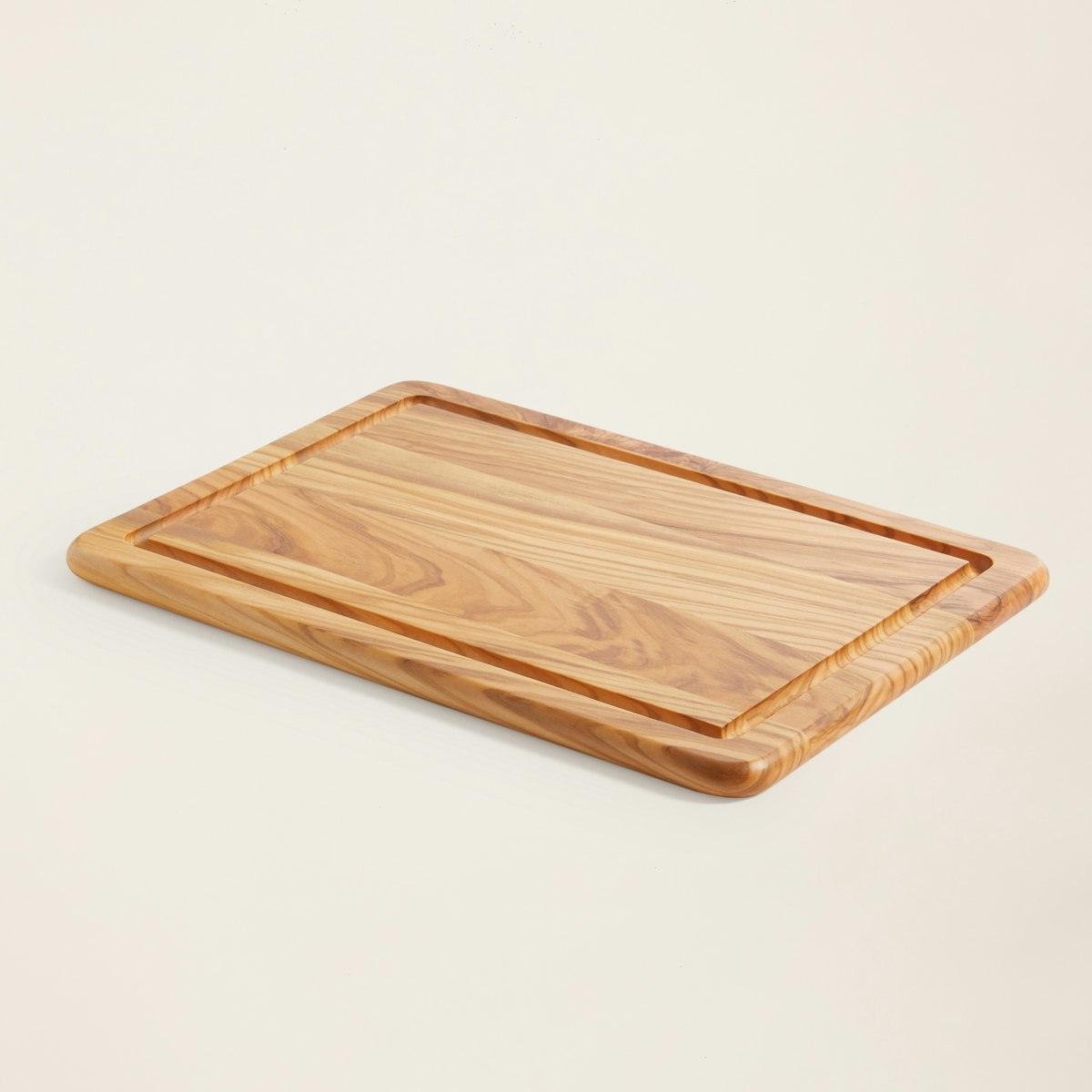 Italian Olivewood Rounded Cutting Board